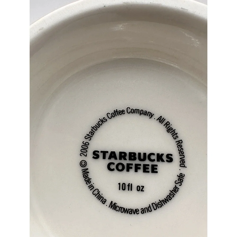 STARBUCKS COFFEE Orange/White 2006 